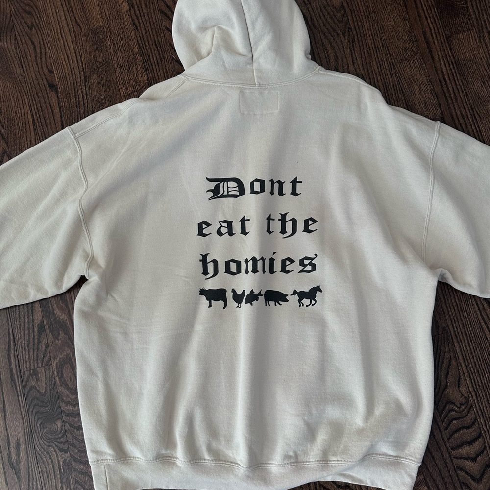 Cream "Don’t eat the homies" Hoodie